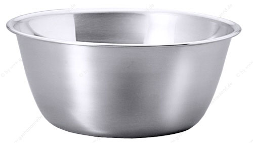 WAS 1703 310 Edelstahl Schüssel - 31cm Durchmesser, 5 Liter, Chromnickelstahl