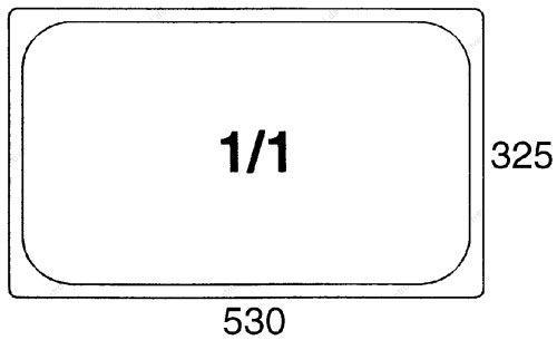 1/1 GN-Deckel aus Polypropylen für Art.5511