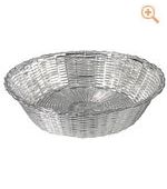 Brotkorb / Korb, rund, versilbert 22 cm