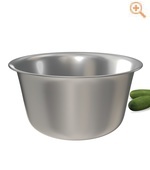 Edelstahl Schüssel / Küchenschüssel, konisch 17 cm