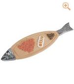 Fischplatte / Buffet-Brett Fisch 76 x 20 x 2 cm