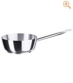 Sauteuse aus Edelstahl / Sauteuse 16 cm, hochglänzend