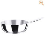 Sauteuse aus Edelstahl / Sauteuse 24 cm, hochglänzend