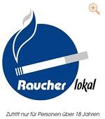 Türschild / Schild Raucherlokal