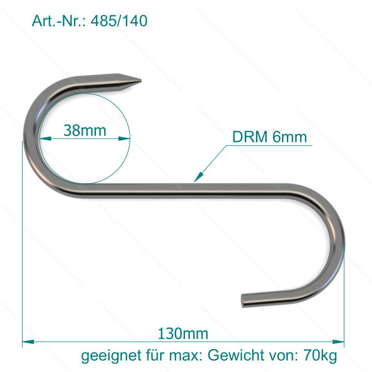 Fleischhaken 14 cm