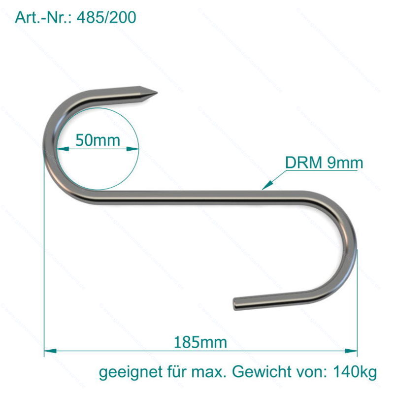 Fleischhaken 20 cm