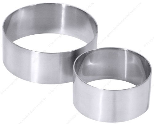 Mousse-Ring, Set a 2 St. 9 cm