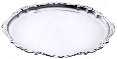 Barock-Tablett oval 31 x 24 cm