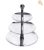 Schalen-Etagere 3-stufig 27  -  22  -  16,5 cm - 59/003