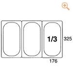 1/3 GN-Deckel aus Polypropylen für Art.5513 - 5513/325