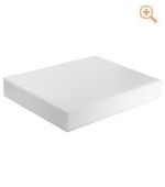 Hackblock ohne Untergestell HD-Polyethylen 40 x 40 x 8 cm - 3645/404