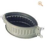 Antihaft-Pastetenform 21 cm oval - 6360/210