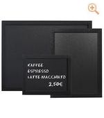 Wandtafel, schwarz 40 x 30 cm - 7680/040