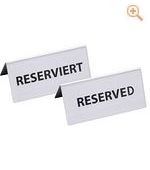 Tischschild RESERVED