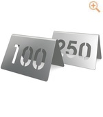 Tischnummernschild dreistellig ausgestanzt - 1059/999