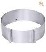 Tortenring, verstellbar 8,5 cm hoch - 690/085