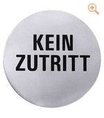 Türsymbol KEIN ZUTRITT